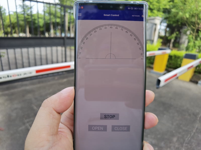 Comment un smartphone pour contrôler la barrière Dashou
