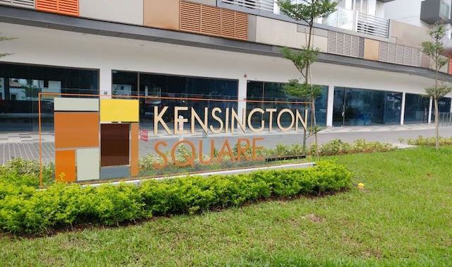 Barrières Dashou installées à Kensington Square à Singapour